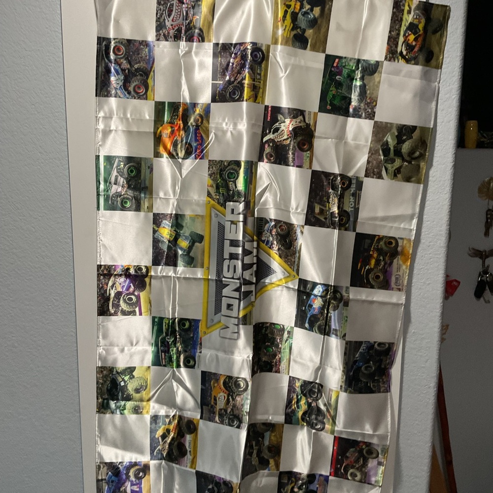 Monster Jam 2017 Checkered Flag Photo Collage 35”x60”
